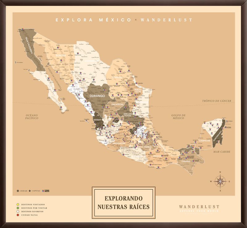 México Sepia - 2cm Chocolate