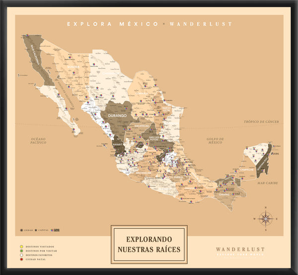 México Sepia - 2cm Negro