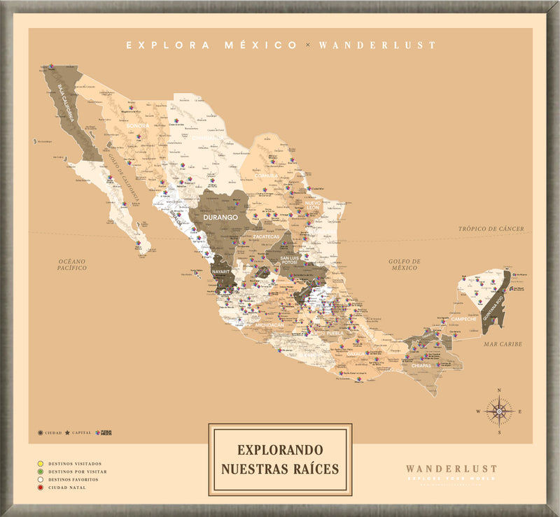 México Sepia - 2cm Platino